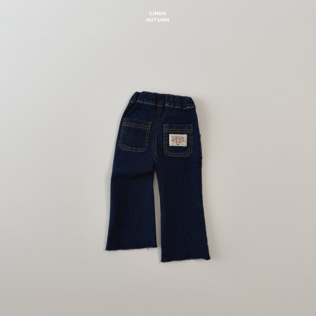 ［LINDO］Flare denim pants