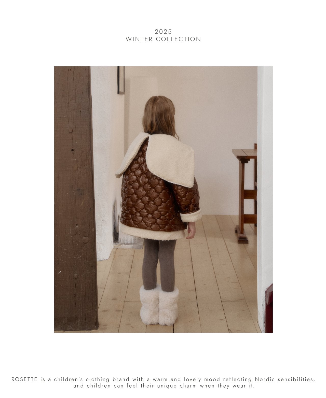 ［ROSETTE］Clover padding jumper