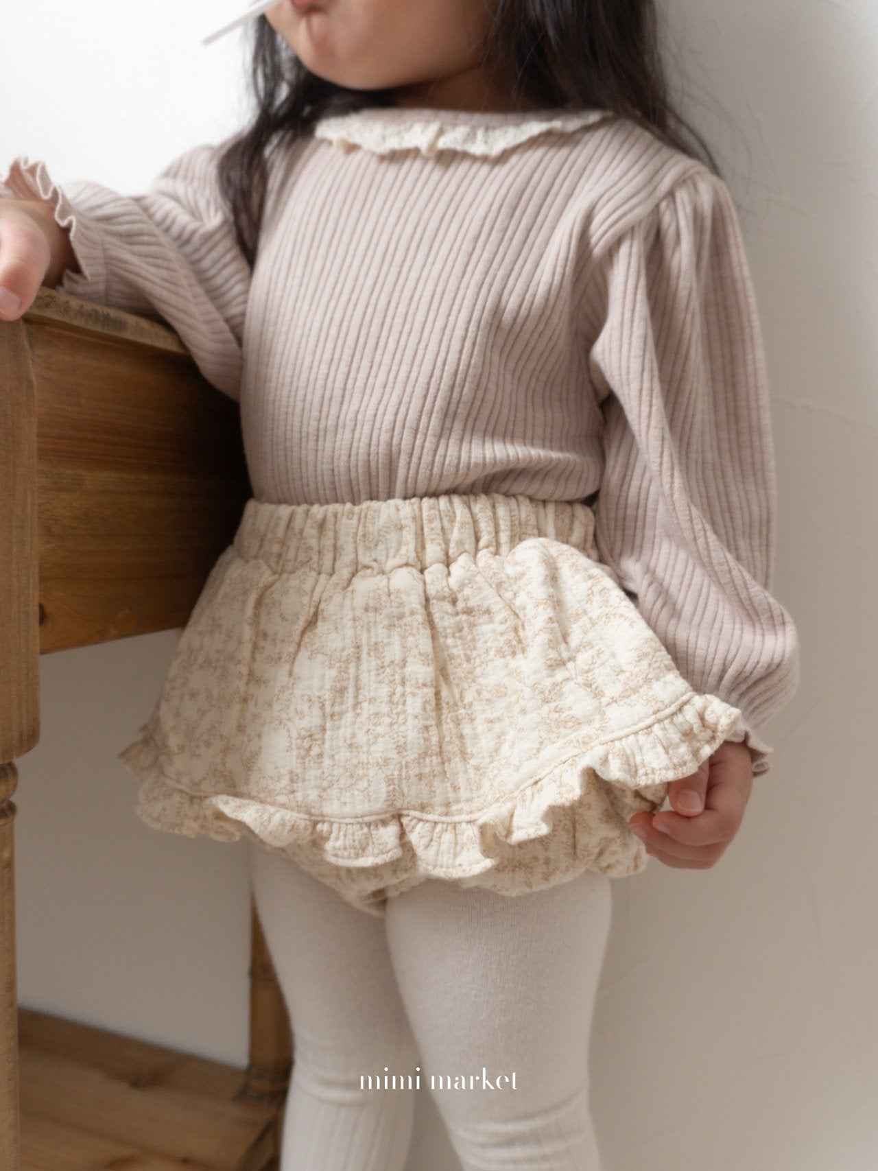 ［mimi market］Puff lace tops
