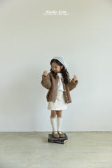 ［aladin］Double button wrap skirt