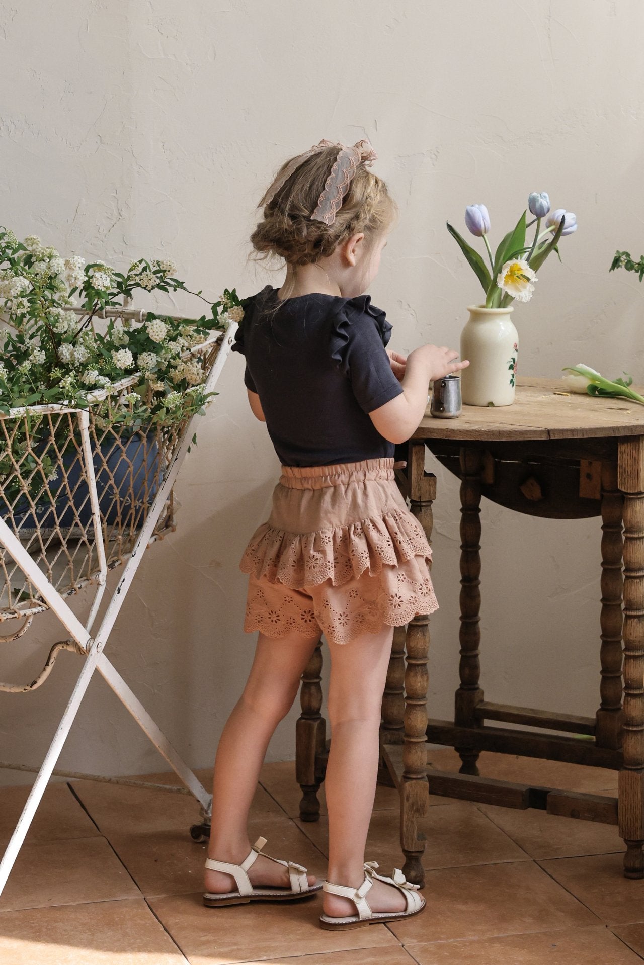 ［FLO］Uni frill tee