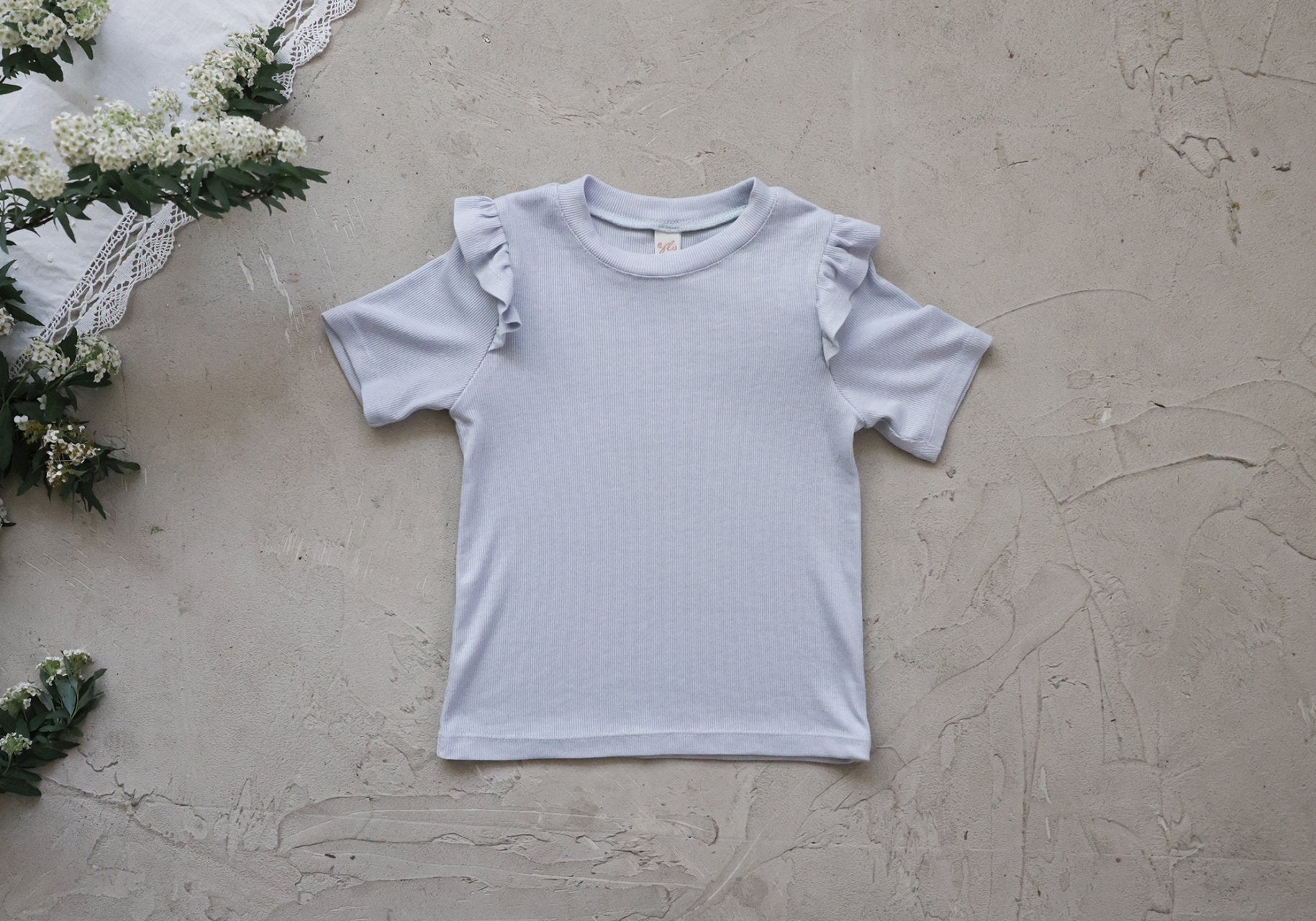 ［FLO］Uni frill tee