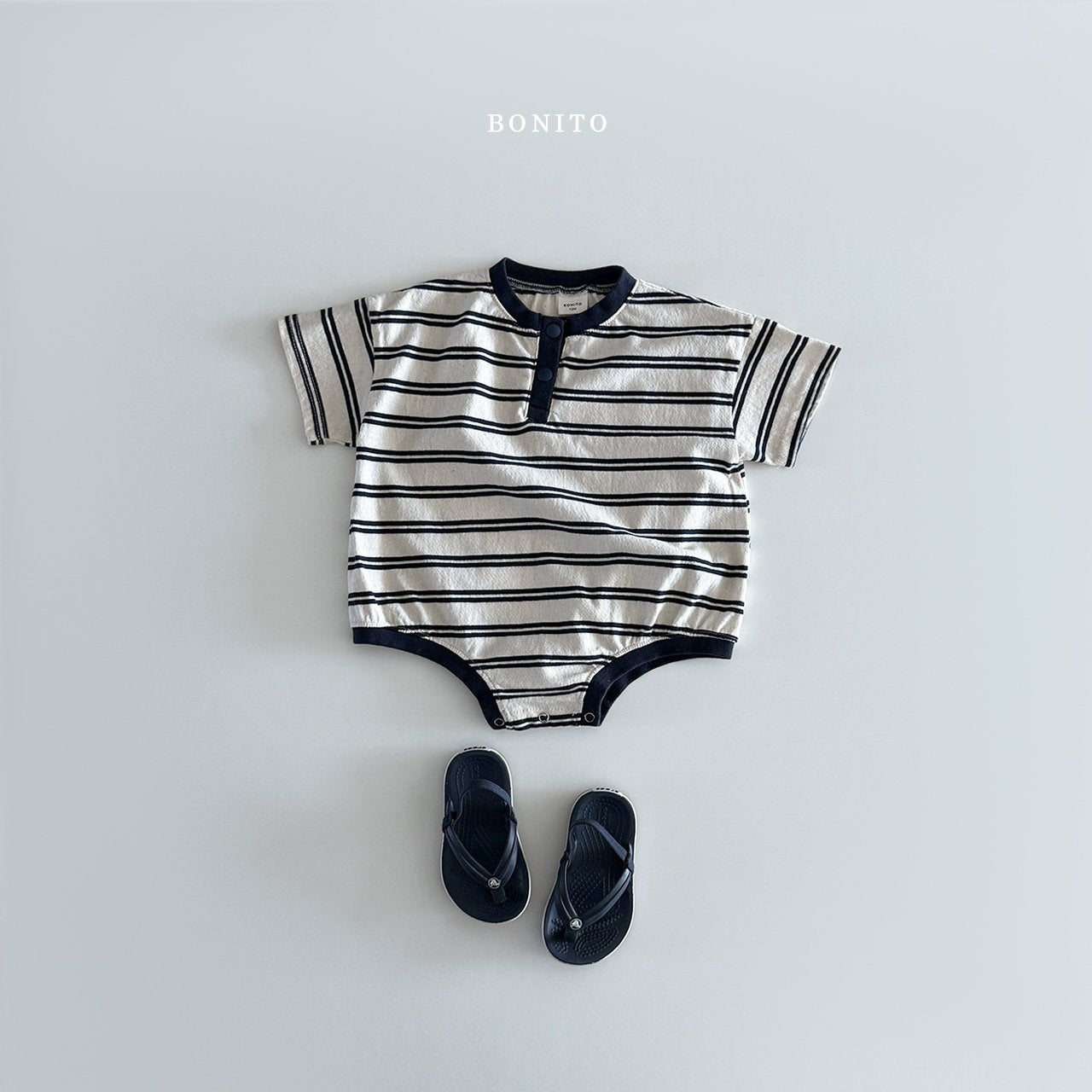 ［Bonito］Stripe bebe rompers