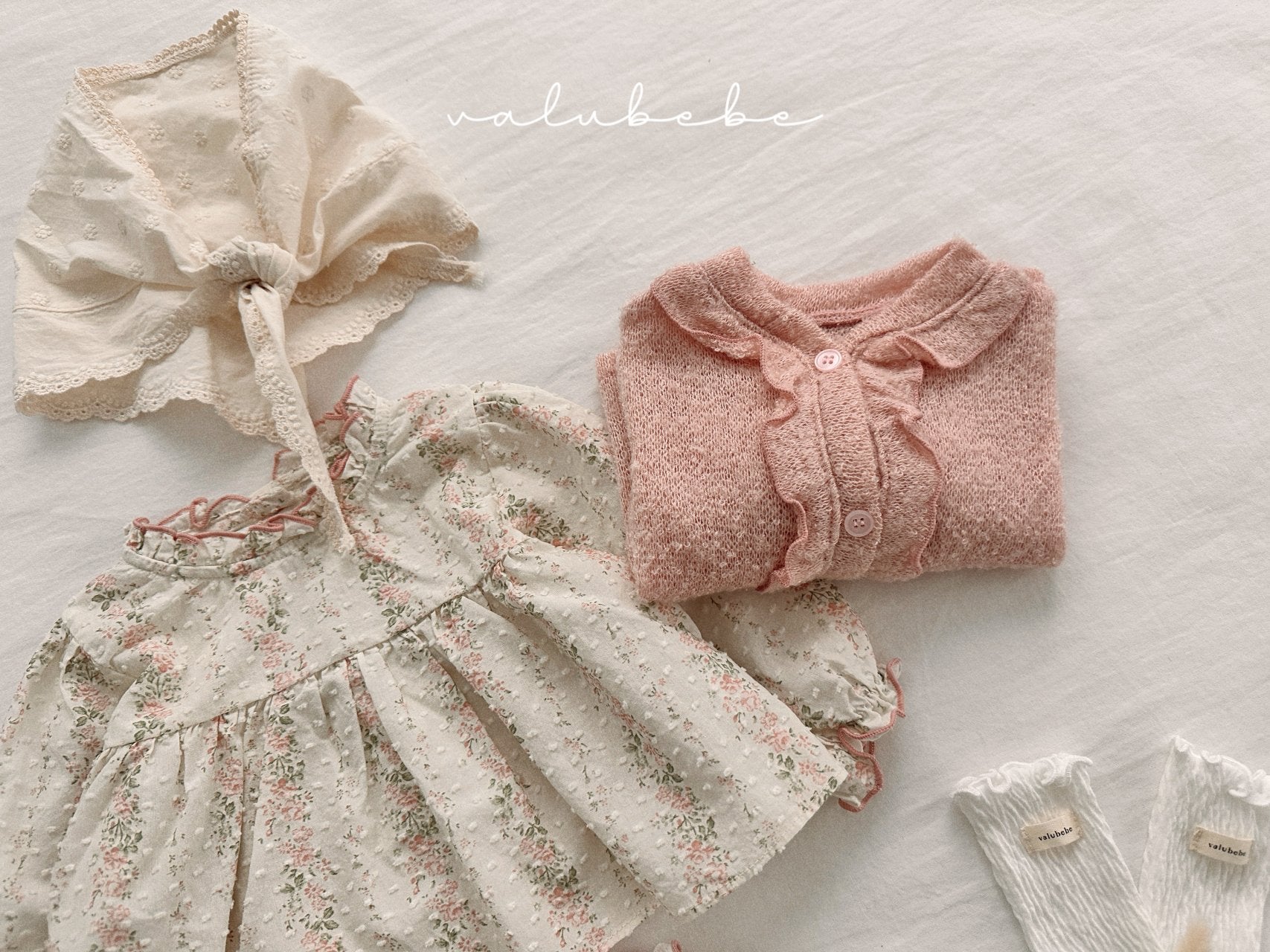 ［valubebe］Jaine frill cardigan (baby & kids)