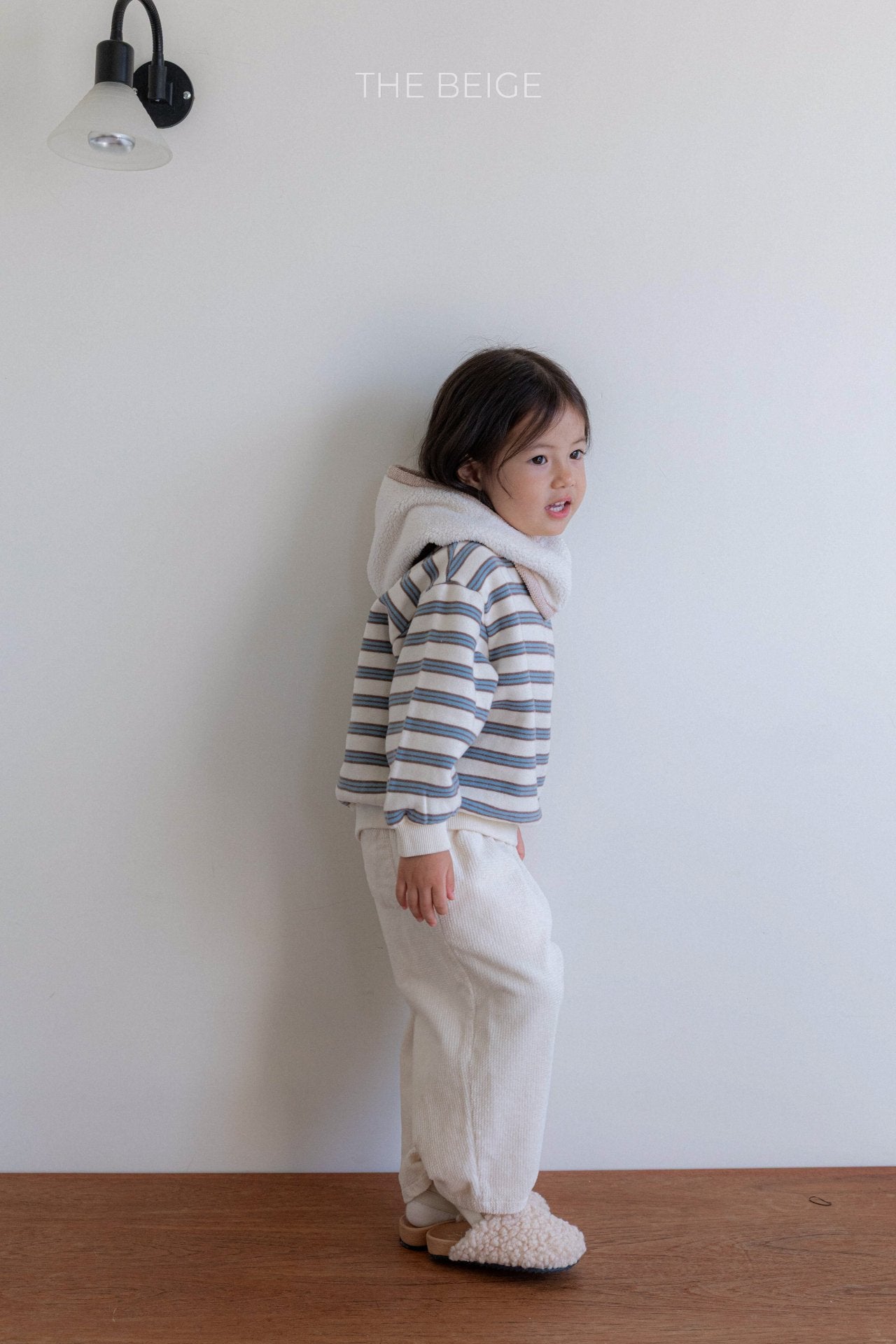 ［The beige］Warm basic pants