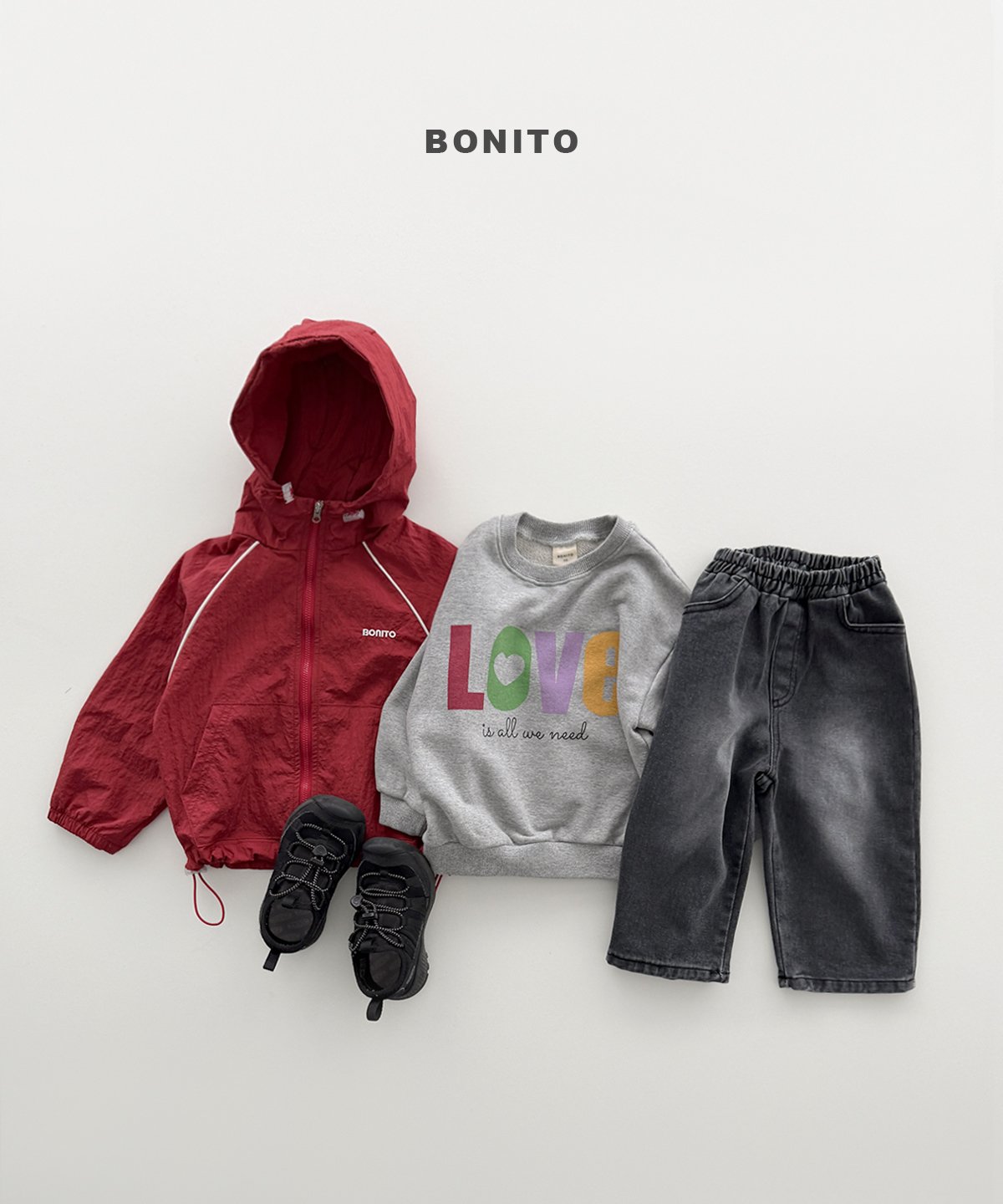 ［Bonito］Brush denim pants
