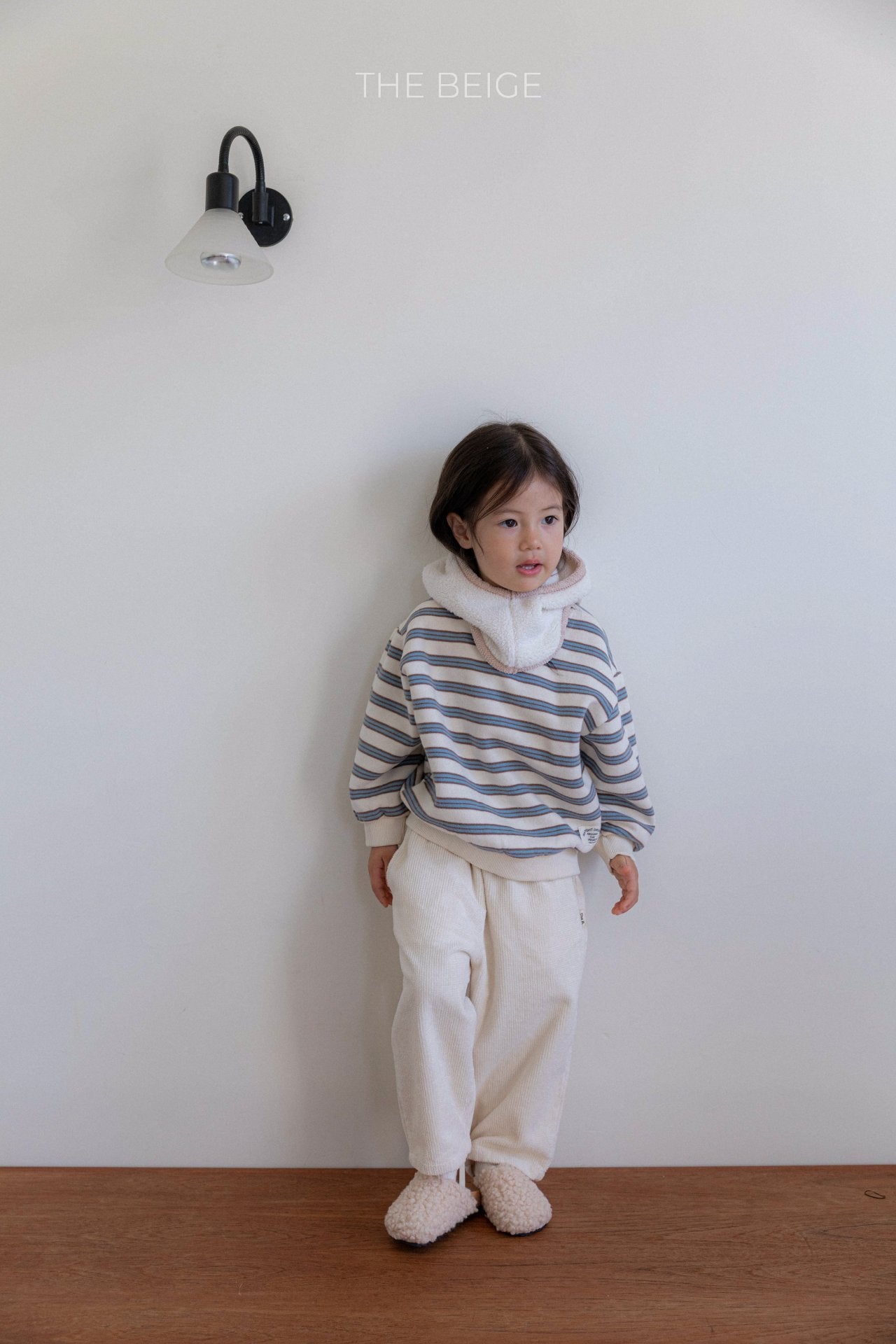 ［The beige］Warm basic pants