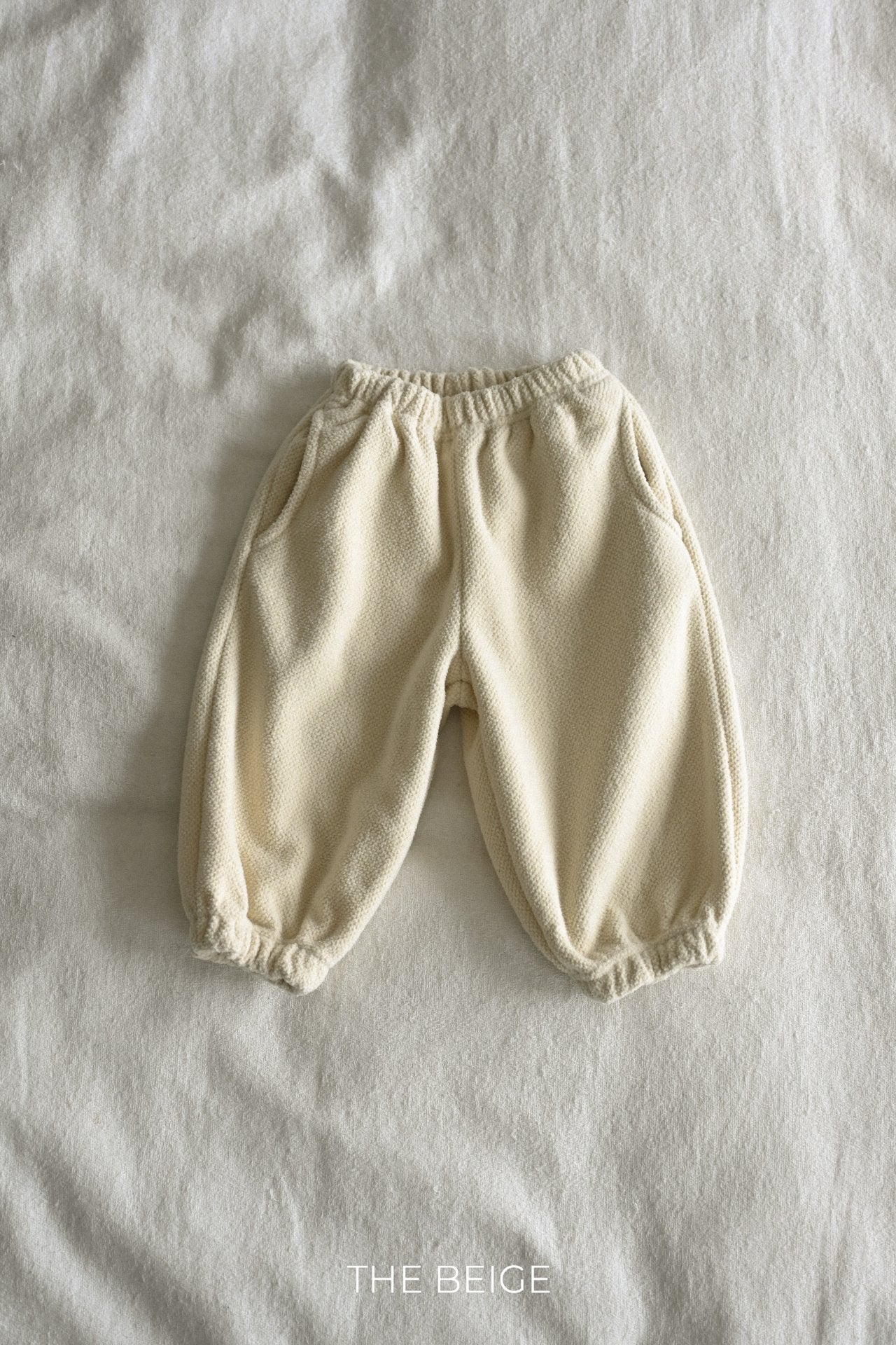 ［The beige］Basic jogger pants