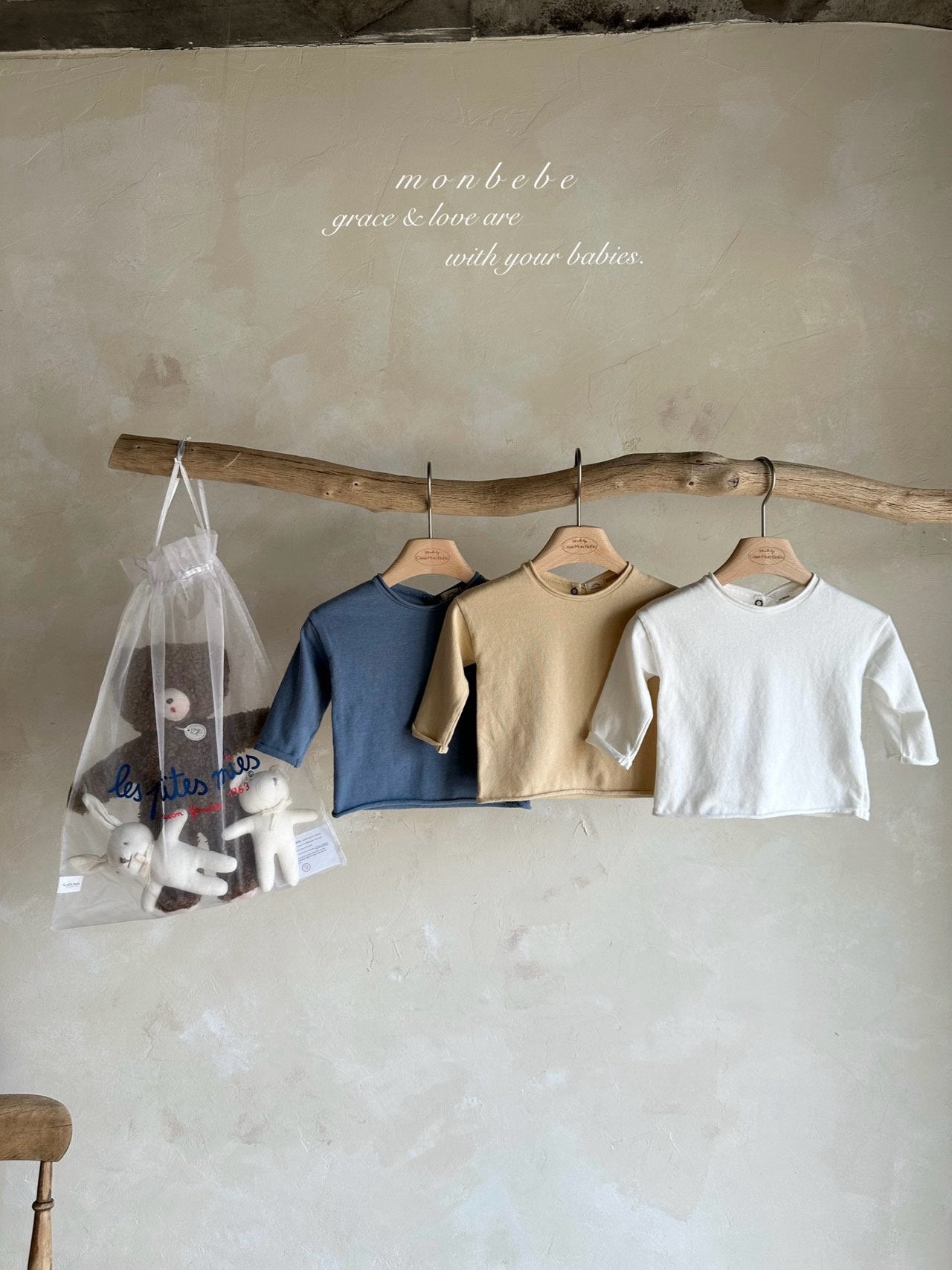 ［monbebe］Mon span tee
