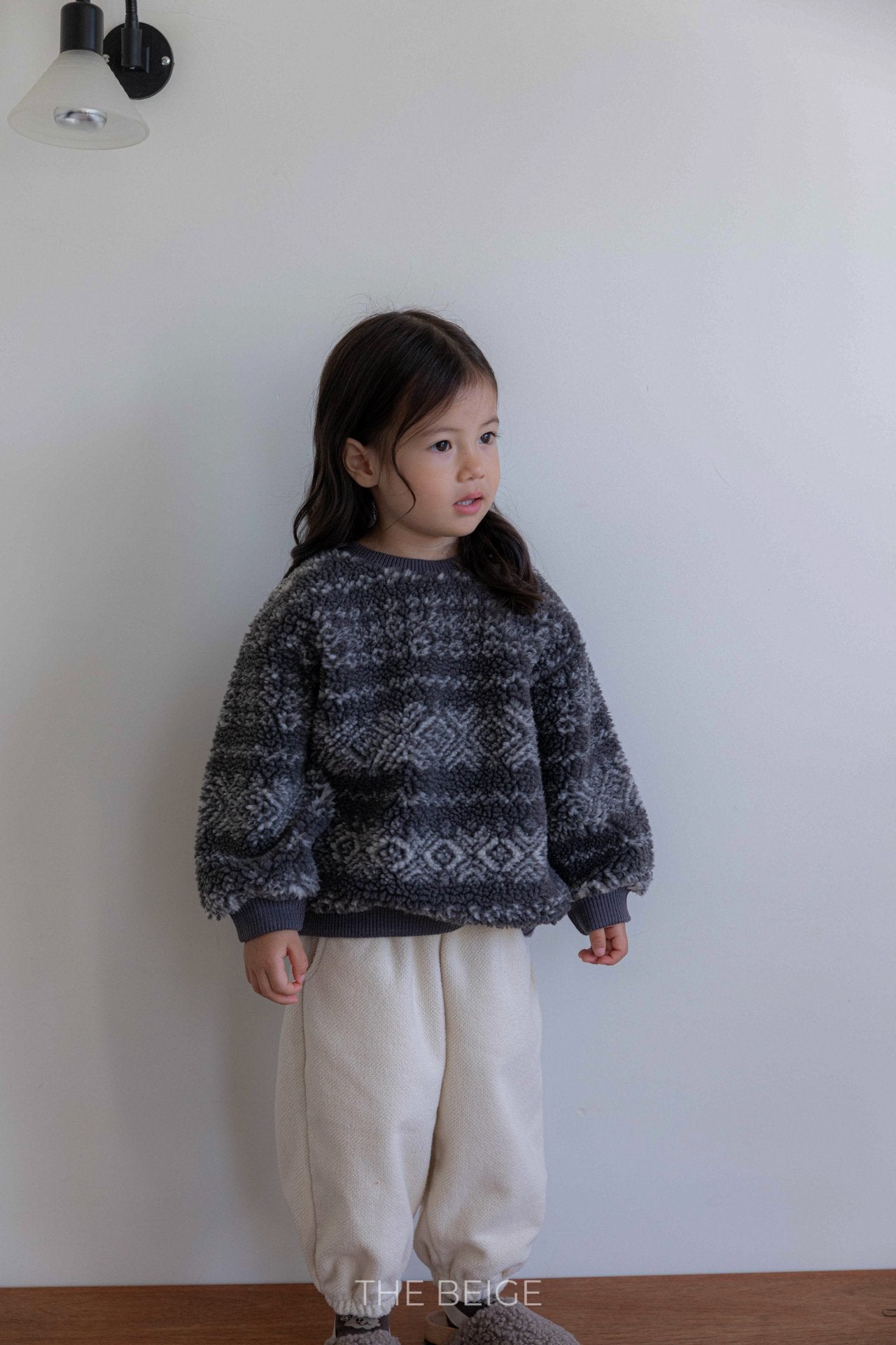 ［The beige］Basic jogger pants