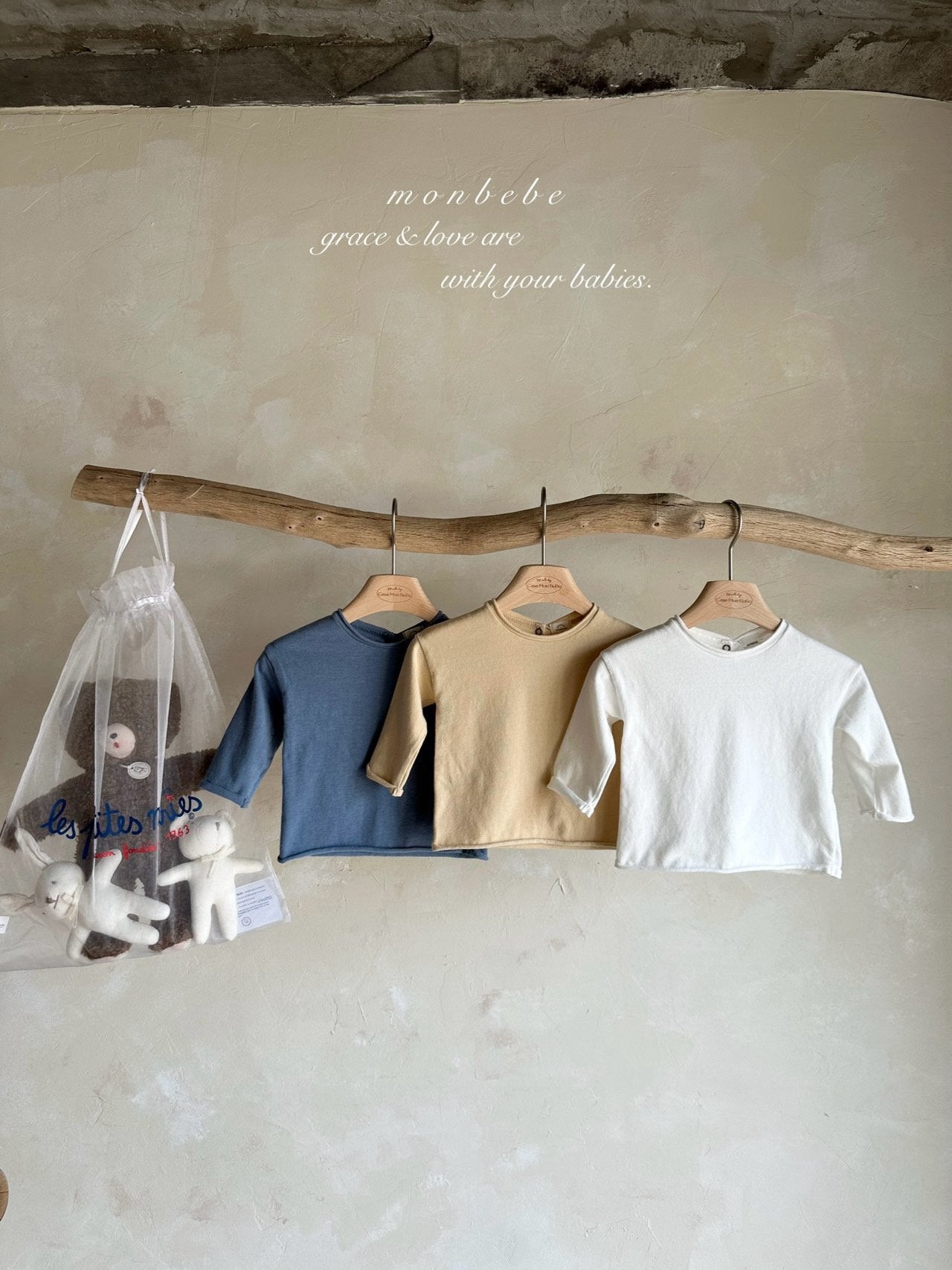 ［monbebe］Mon span tee