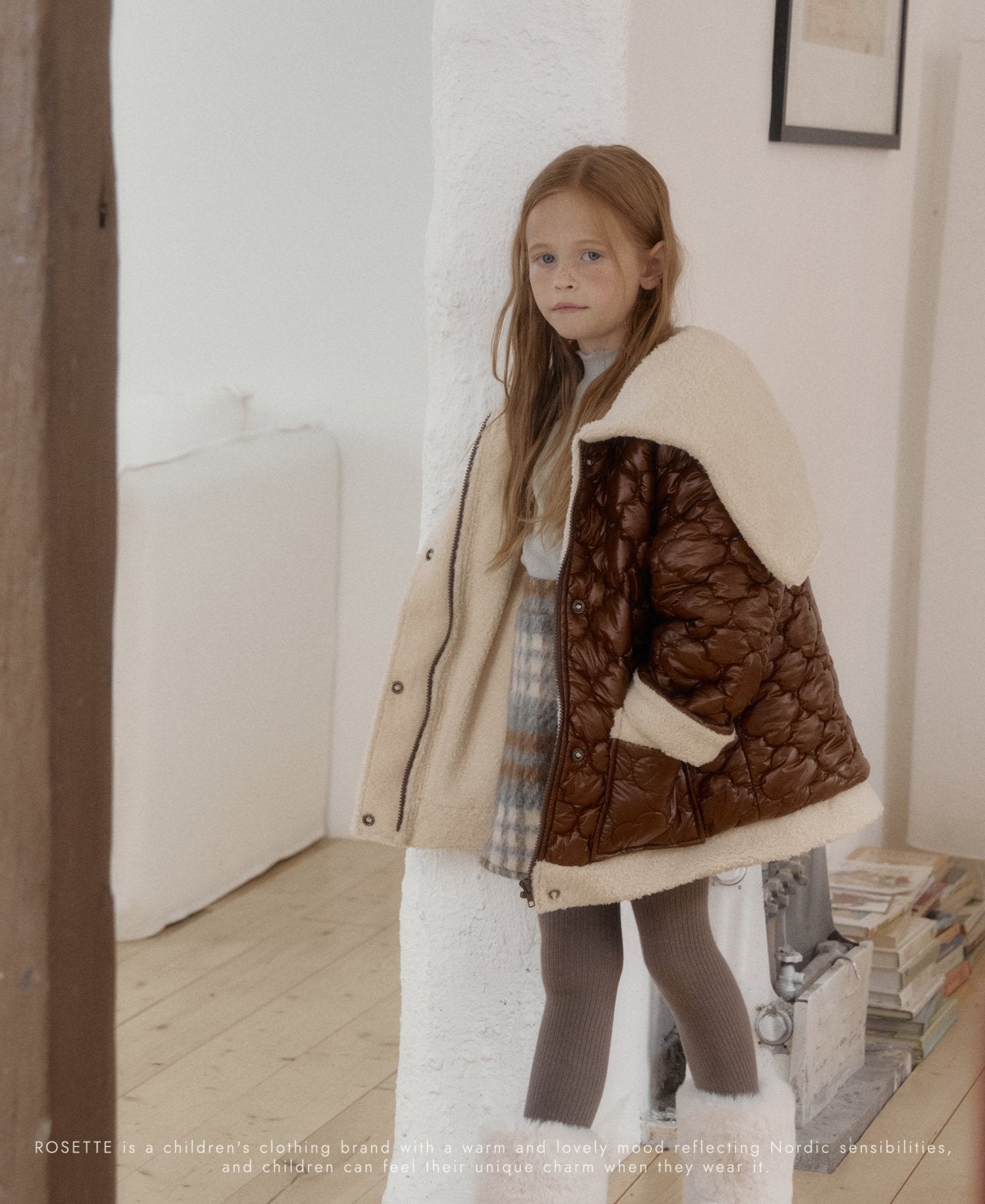 ［ROSETTE］Clover padding jumper