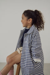 [soye] Perrian check blouse
