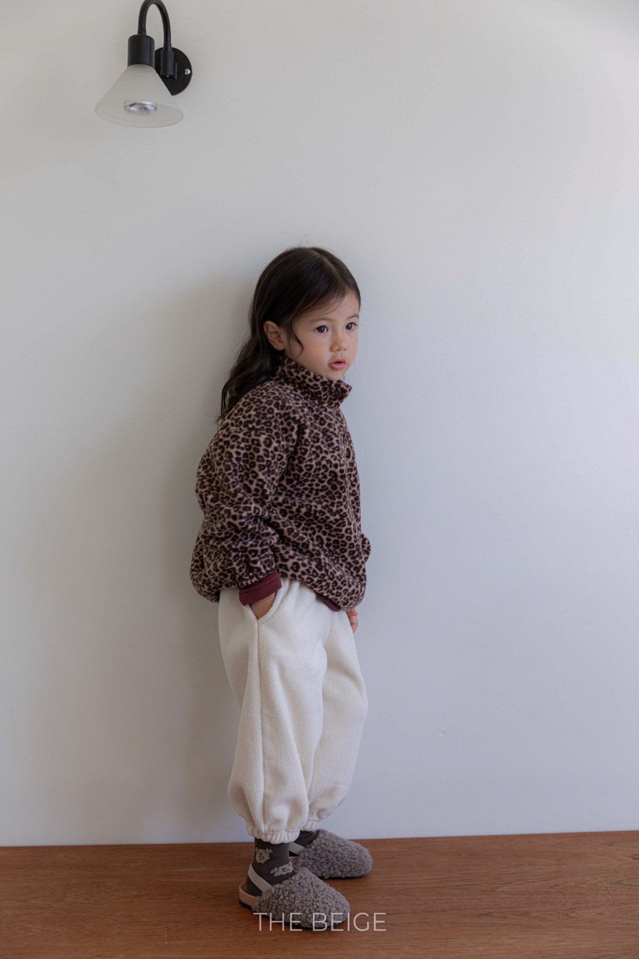 ［The beige］Basic jogger pants