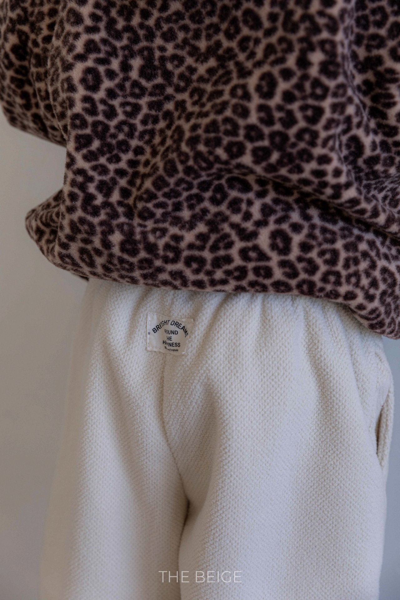 ［The beige］Basic jogger pants