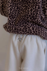 ［The beige］Basic jogger pants