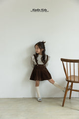 ［aladin］Pleats suspender skirt