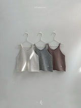 ［atomeme］Linen knit sleeveless