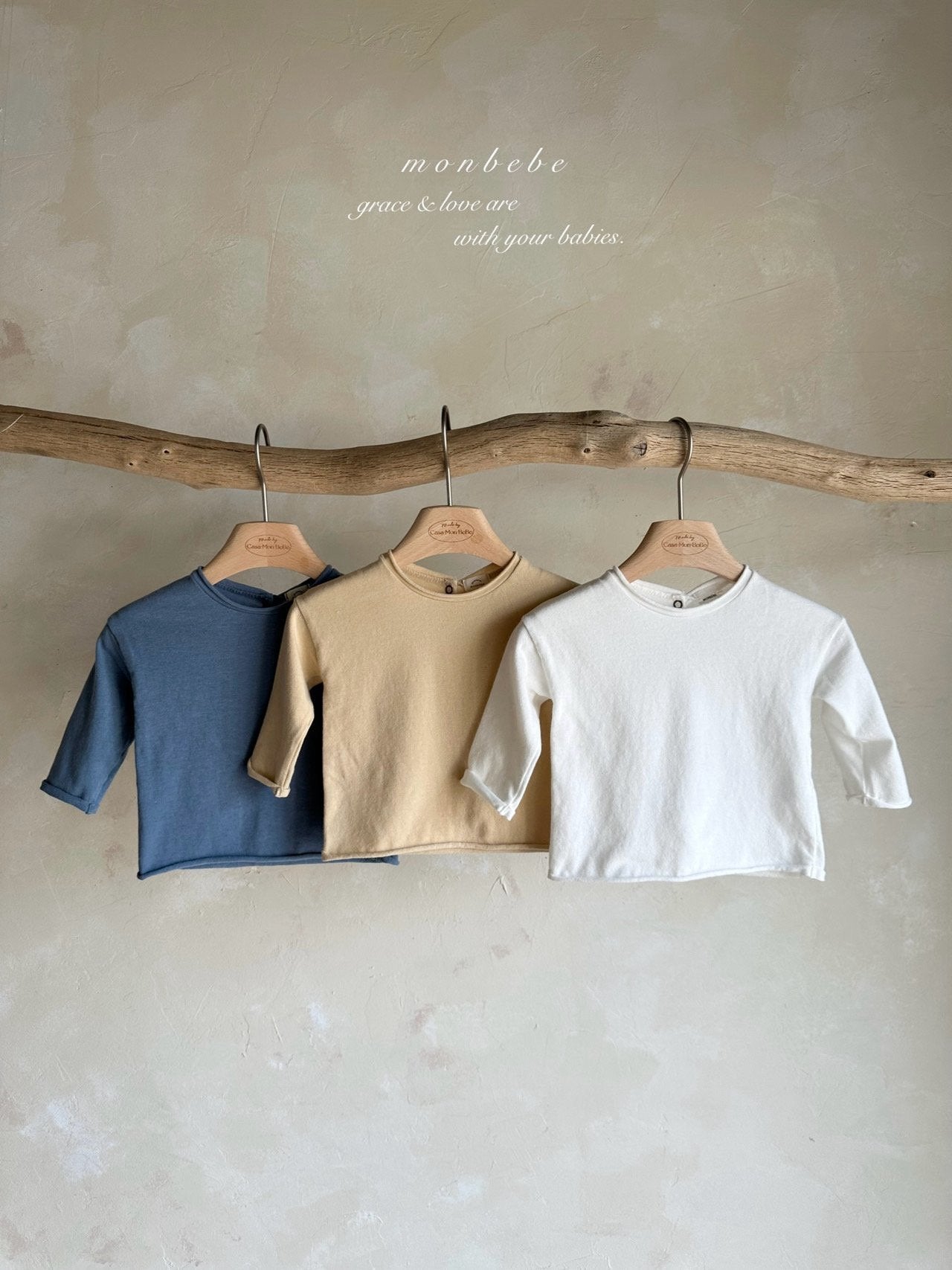 ［monbebe］Mon span tee
