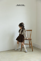 ［aladin］Pleats suspender skirt