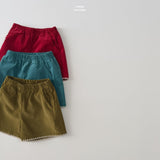 ［LINDO］Corduroy mellow short pants