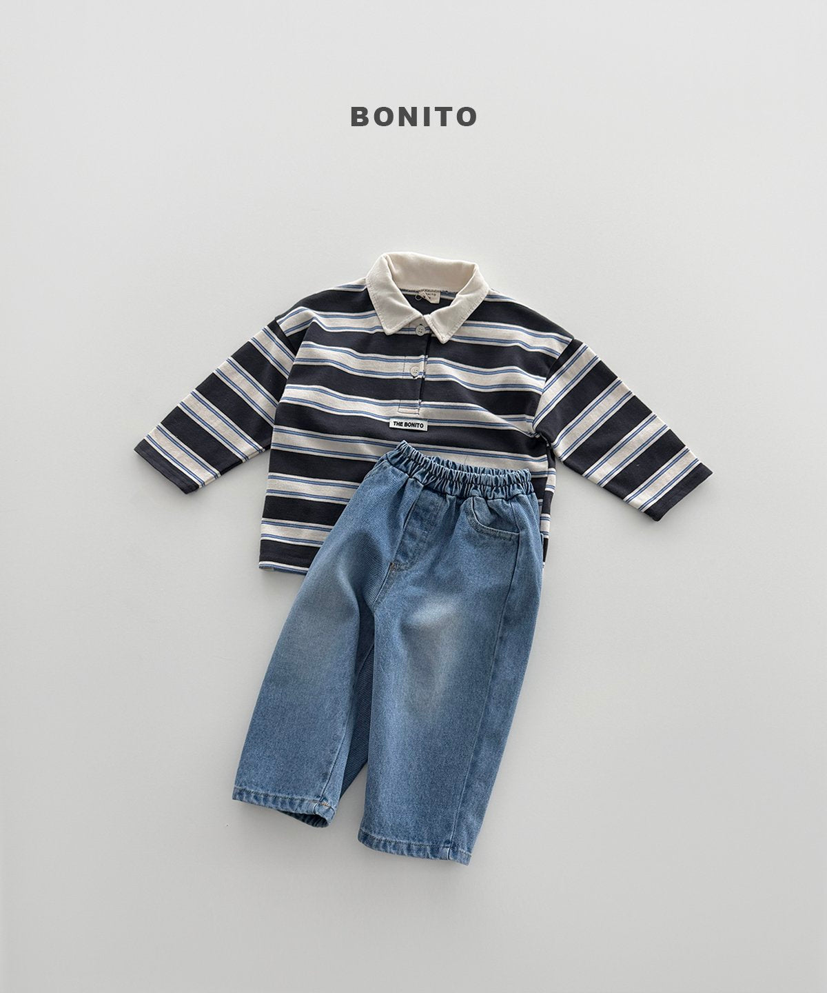 ［Bonito］Brush denim pants