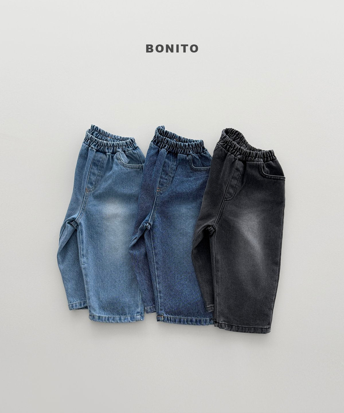 ［Bonito］Brush denim pants