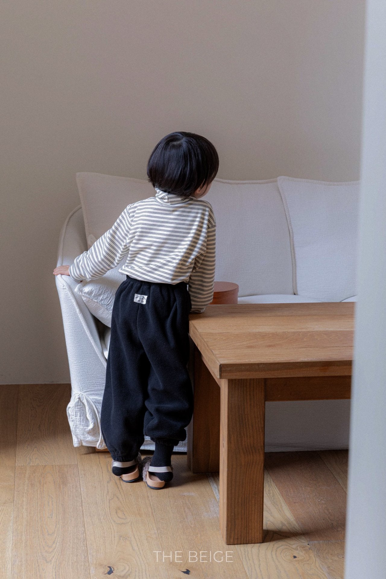 ［The beige］Basic jogger pants