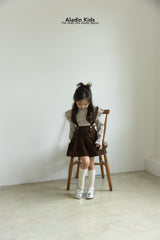 ［aladin］Pleats suspender skirt