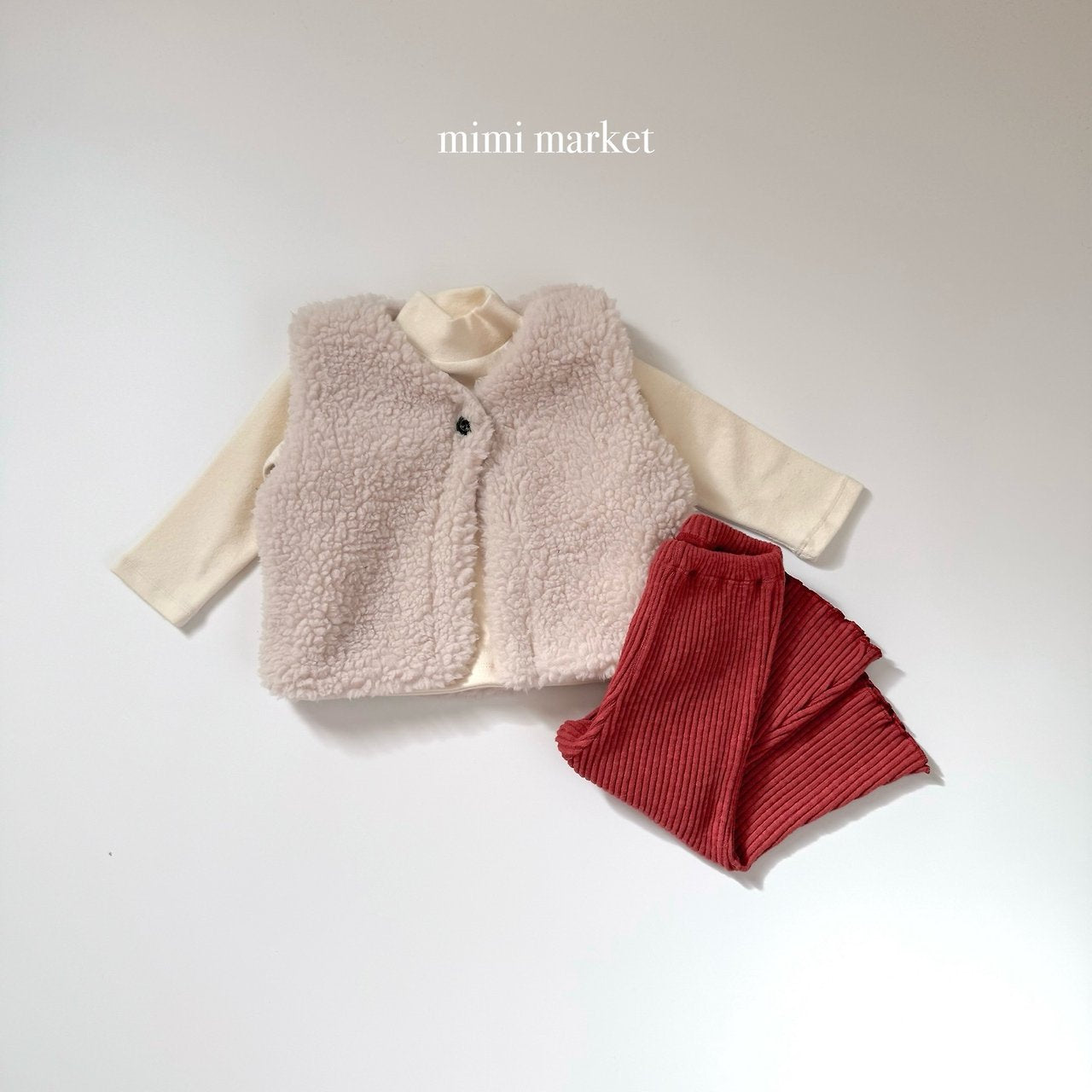 [mimi market] Poodle vest