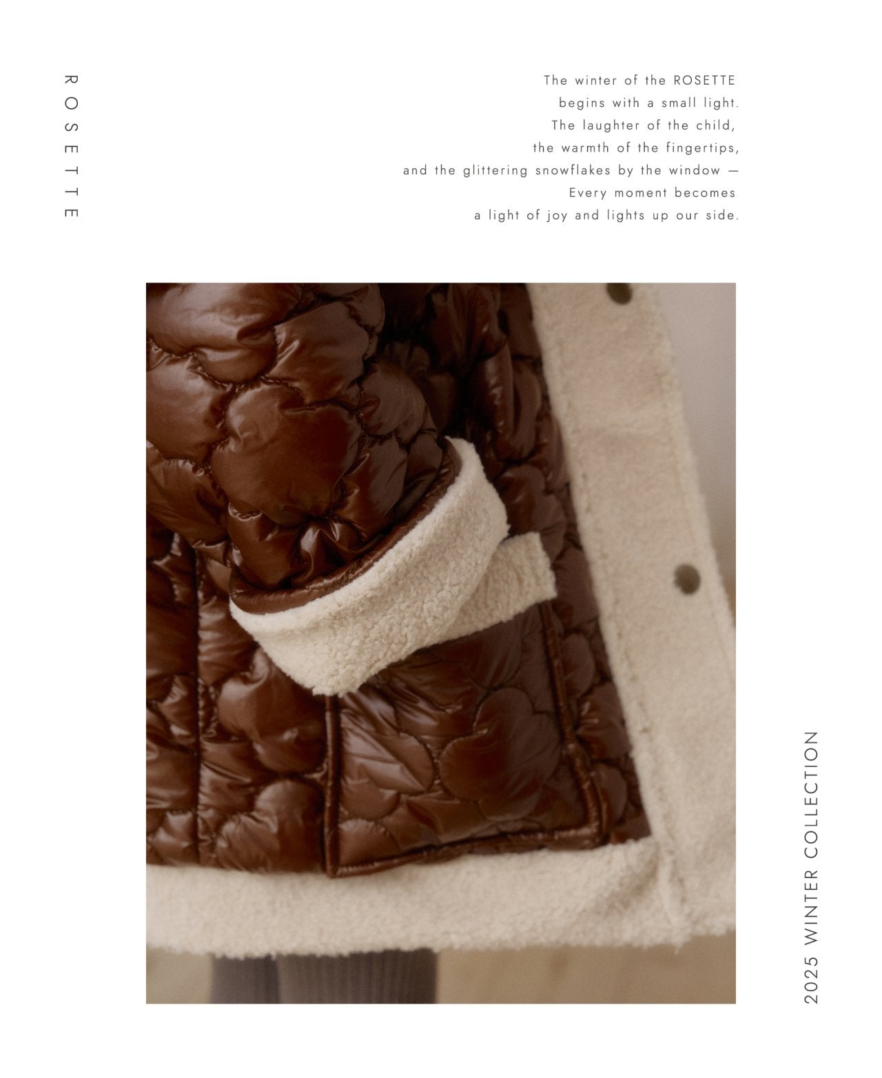 ［ROSETTE］Clover padding jumper