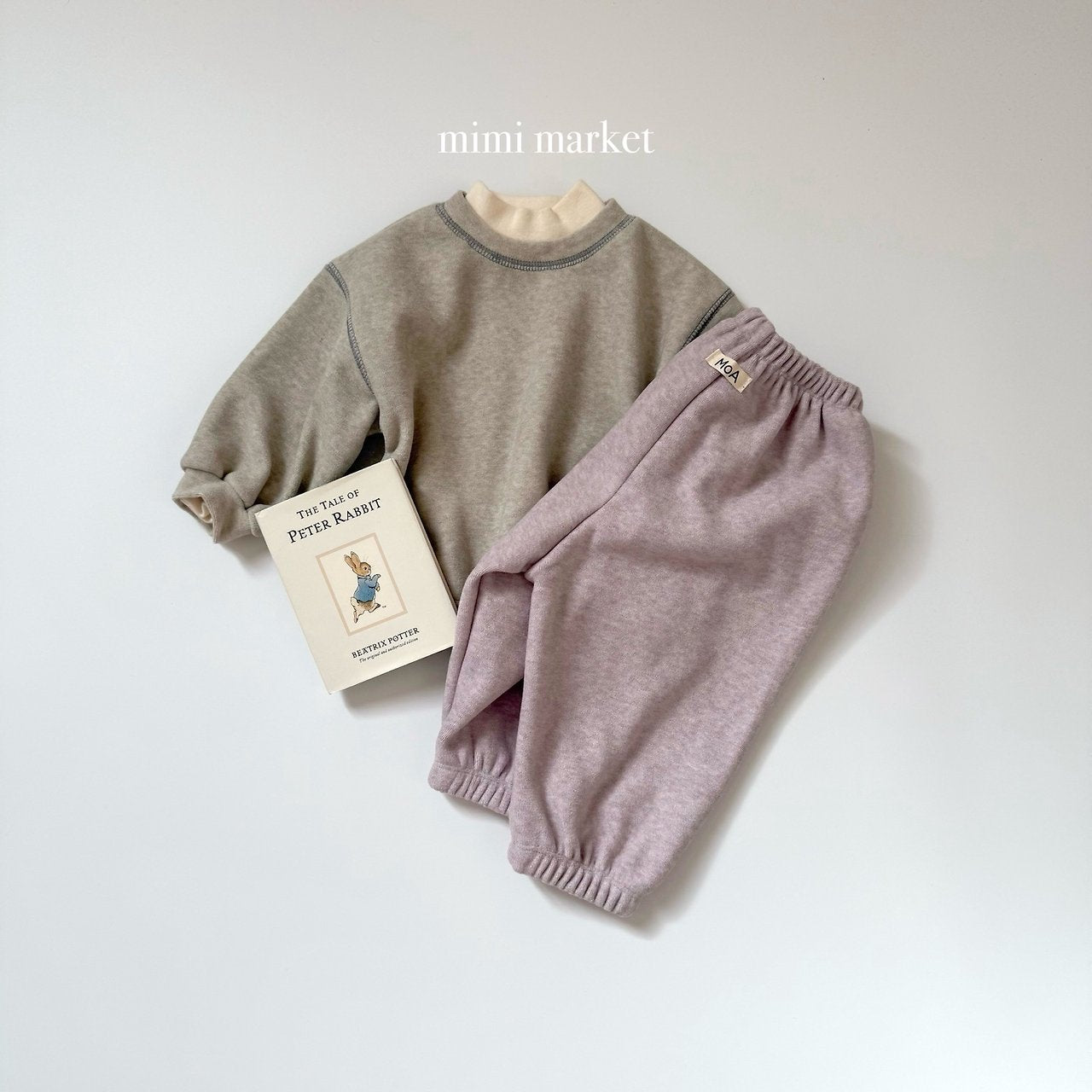 [mimi market] Mink terry pants