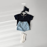 ［onu］Denim short pants
