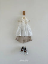 ［aladin］Embroidery sleeveless blouse