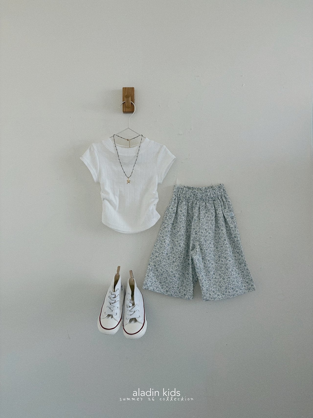 ［aladin］Eyelet shirring tops