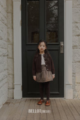 ［BELLOT］Bobo check skirt (kids)