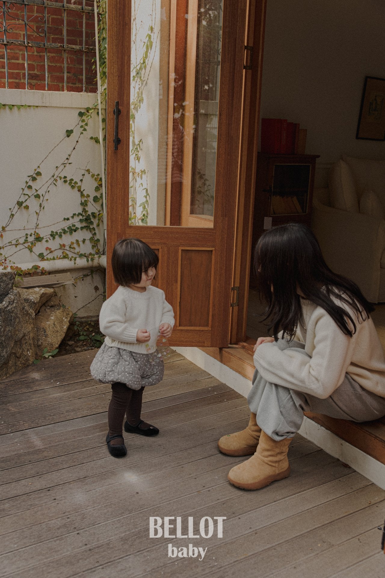 ［BELLOT］Via wool knit (mom)