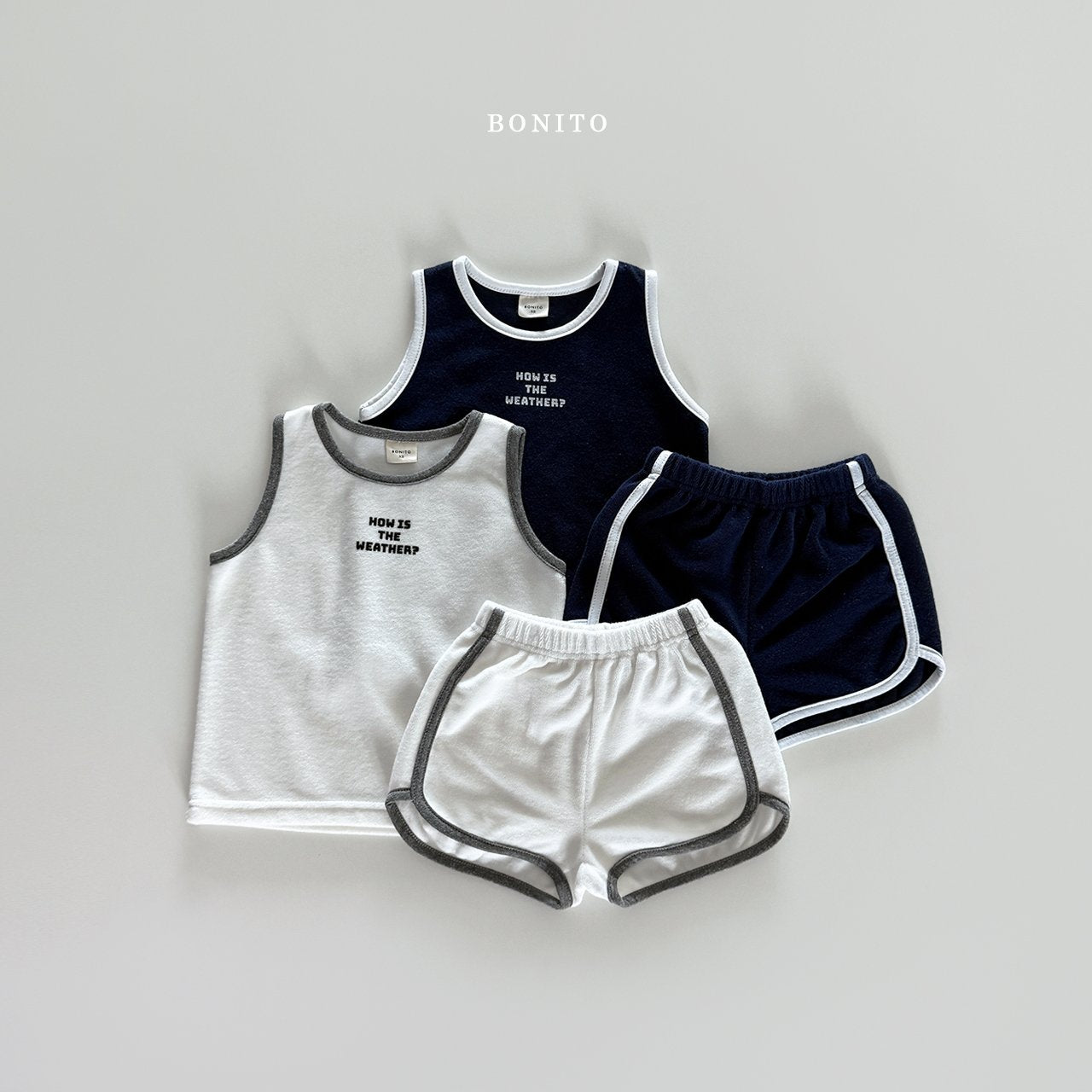 ［Bonito］Weather sleeveless set
