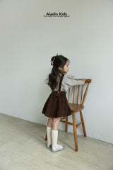 ［aladin］Pleats suspender skirt