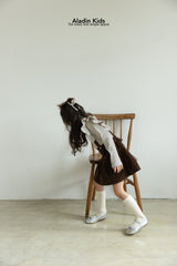 ［aladin］Pleats suspender skirt