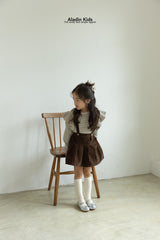 ［aladin］Pleats suspender skirt