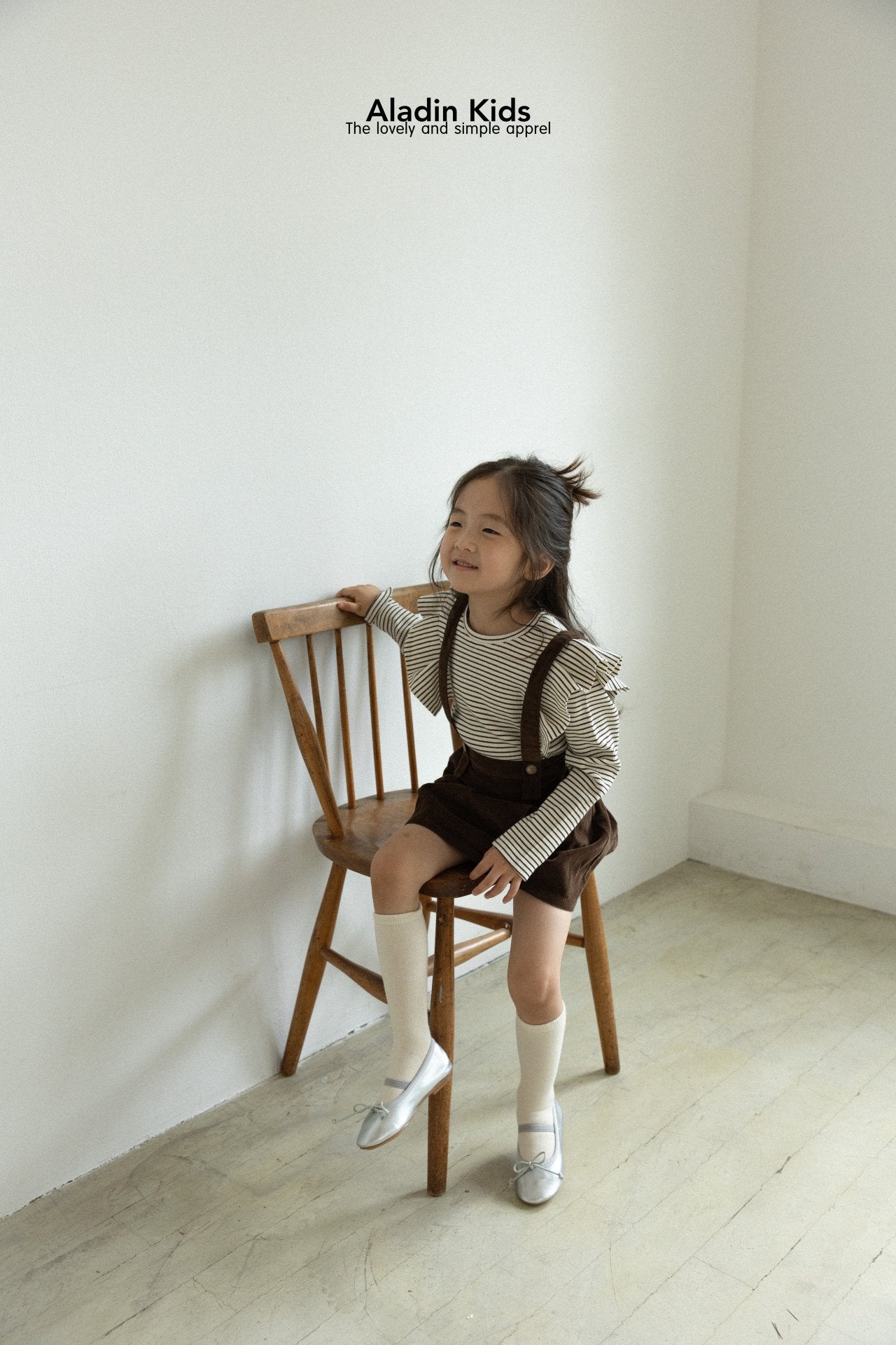 ［aladin］Pleats suspender skirt