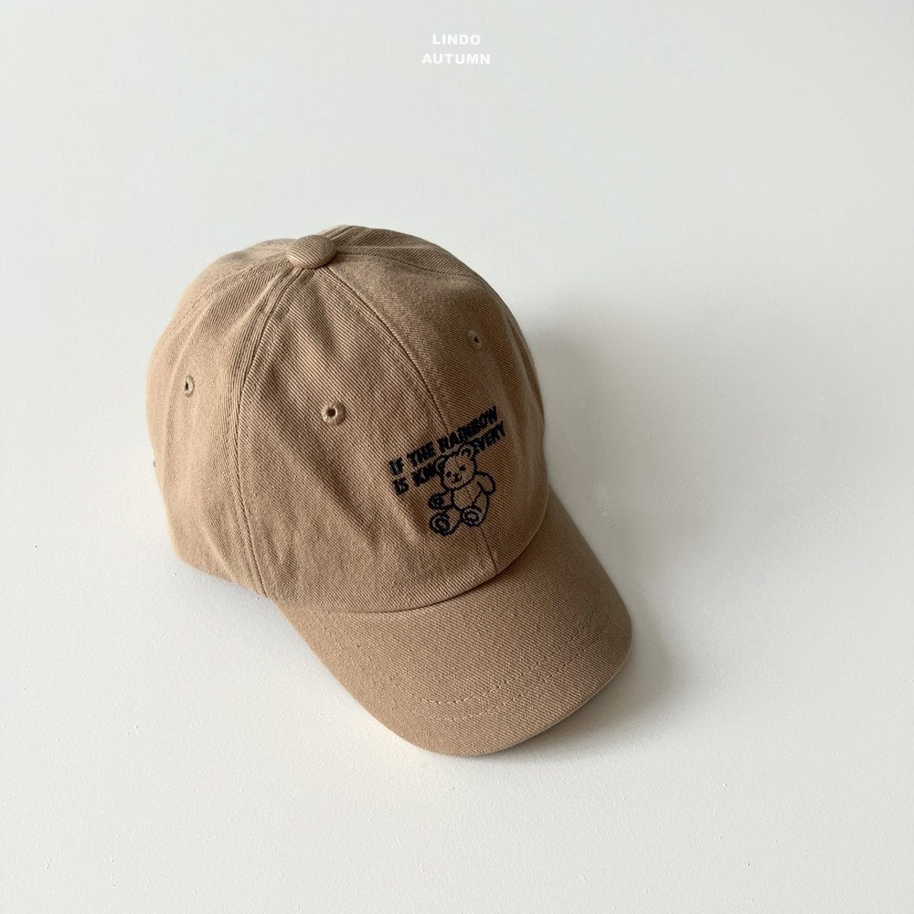 ［LINDO］Bear ball cap