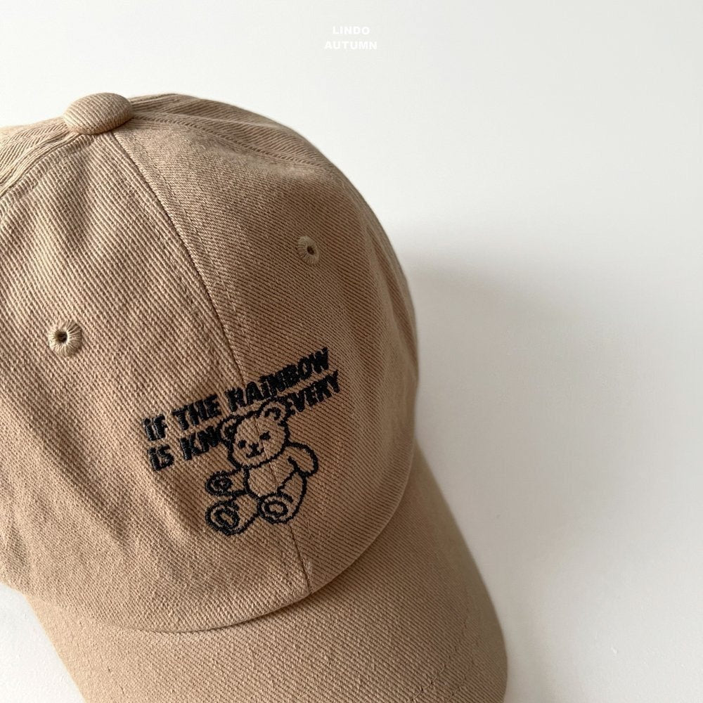 ［LINDO］Bear ball cap
