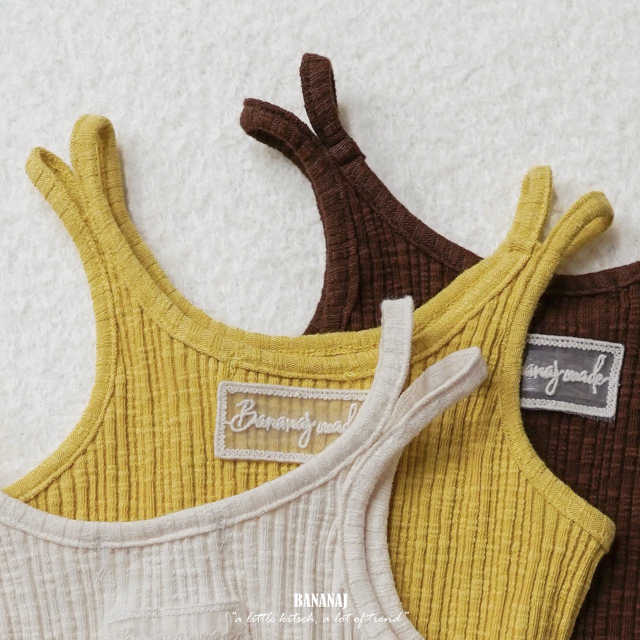 ［BANANAJ］ Double strap tops