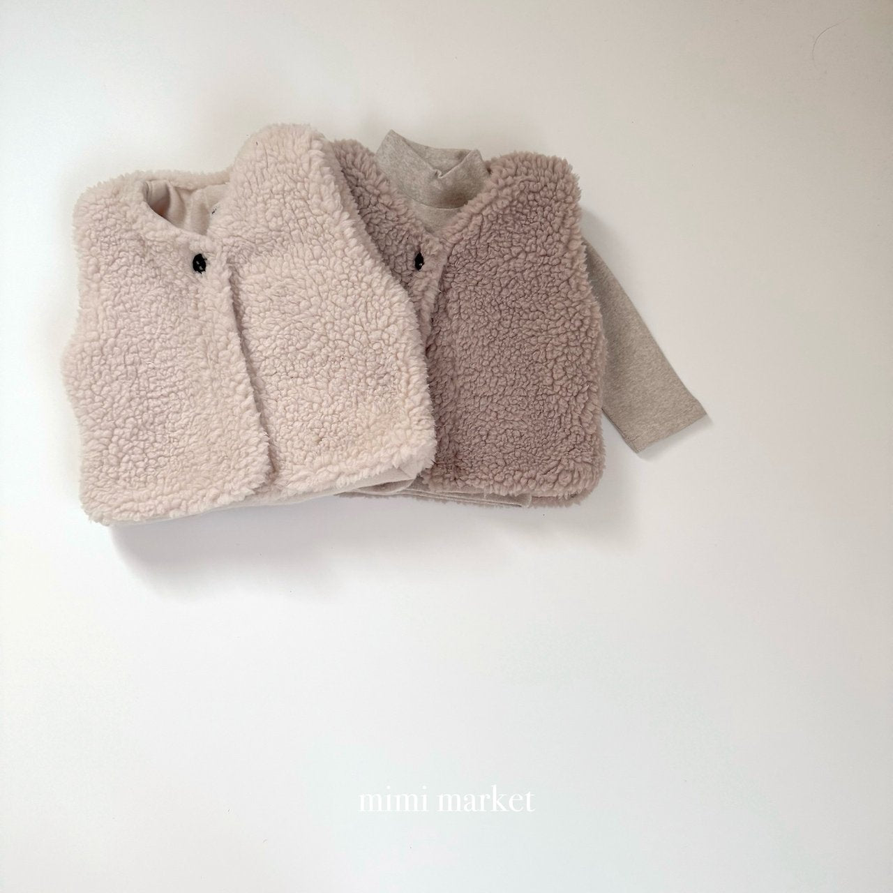 [mimi market] Poodle vest