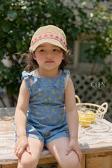 ［OREN］Camellia short overalls