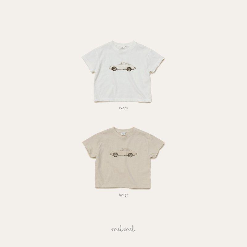 ［melmel］Old car half tee