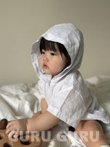 ［guruguru］Odd hood shirt