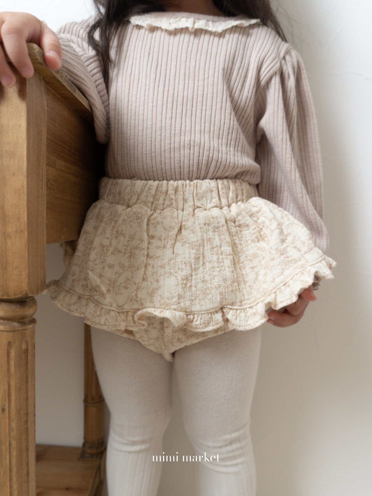 ［mimi market］Puff lace tops